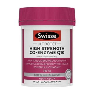 호주 정품 직구 스위스 고강도 고함량 코엔자임 Q10 코큐텐 영양제 300mg 90 캡슐, 1개, 90정