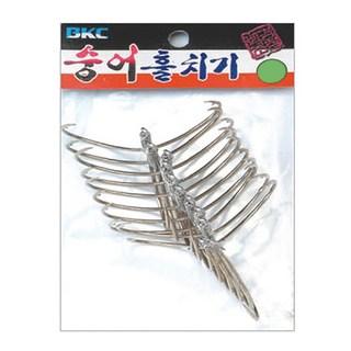 피싱스토어- 백경 숭어훌치기 바늘 훌치기바늘 BK-855 10조, 10개, 1개입