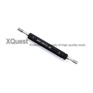 통합 엔드 플랫 스레드 게이지 UNC UNF 1-72 2-56 2-64 4-40 4-48 6-40 8-36 10-32 12-28 플랫 엔드가는 스레드 게이지, 4-48 UNF 2B 1PCS, 1개