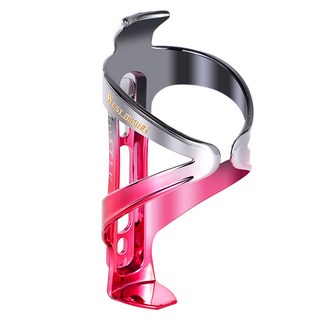 시그니처베이지 자전거 초경량 물통 케이지 거치대 YPZ031, 1개, 블랙 핑크