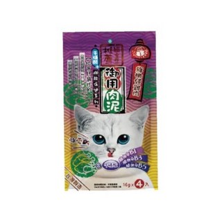 喜樂寵宴 貓主子御用 牛磺酸 離胺酸 葡萄糖胺 機能保健配方, 1個, 肉泥-鮮嫩純雞肉(牛磺酸), 64g, 肉泥-鮮嫩純雞肉(牛磺酸)16g*4