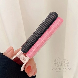 髮根蓬鬆髮夾 台灣現貨 隔日到貨 髮夾 髮捲 瀏海髮捲 髮根夾 髮捲夾 蓬髮神器 蓬鬆夾 空氣瀏海捲 捲髮捲 瀏海捲, 1個, 雙拼／粉+黑（獨立包裝）