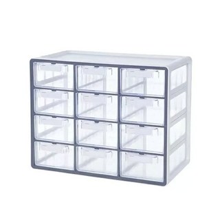 [시스맥스] UP 시스템멀티박스 12단 GR (회색) 280234 / 87202, 1개, 상세페이지 참조