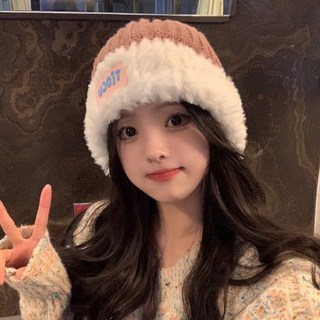 毛絨針織帽 秋冬保暖護耳帽