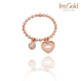 14K 18K 리골드 크라운 하트 미러볼 큐빅 반지 (LGR39MR-BEZ)