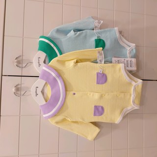 아가방 NC청주점# 26년봄신상~신축성 좋은 슬림 핏 바디 수트 (턱받이포함)