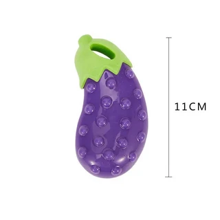 개장난감 음성 애완 동물 것에 강한 어금니 이빨 청소 대화형 당근 옥수수 가지 야채 씹기