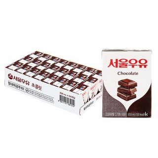 서울우유 초코 우유, 200ml, 48개