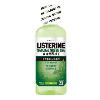 李施德霖漱口水 綠茶薄荷 口腔護理 100ml/250ml/500ml, 1個, 綠茶 100 ml, 100ml