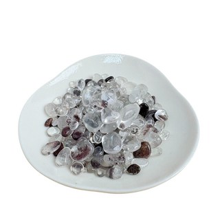 綠幽靈碎石 100g裝 原石 水晶石 消磁水晶 淨化水晶 天然碎石 能量 造景石 天然水晶 聚寶盆 魚缸造景 開運, 綠幽靈