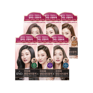 려 우아채 멋내기 새치커버 한방염색약, 5N 자연갈색, 2개