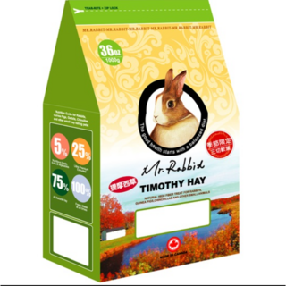 瑞比兔先生二割提摩西草1kg，二番牧草，成兔/天竺鼠/龍貓適用，超取限2包, 1kg, 1包