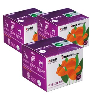 KAKOROT 淺草堂 有機紅薑黃粉 100%無添加 花蓮在地 養生調味, 3個, 100g