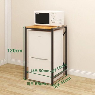 프렛픽 음식물처리기선반 건조기 하부장 주방선반, 블랙 D