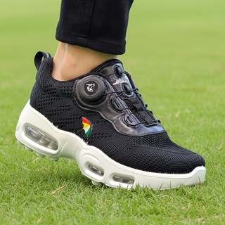 아놀드파마 다이얼 에어 쿠션 운동화 겸용 골프화 스파이크리스 키높이 5cm 여성 남성 스크린 연습용 골프 슈즈 스니커즈 메쉬 보아 워킹화 커플 트레킹화 파크골프화