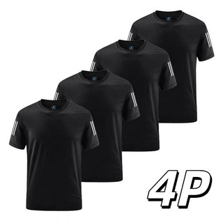 남자 기능성 반팔티셔츠 스판 쿨티 4P 티셔츠 남녀공용 여름용 tanlz-119