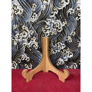 京綸 桃木 山海鎮 含底座 開運 吉祥 招財 鎮宅 避邪 擋煞 平安 旺宅, 1個, 木架