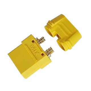 XT90H 암수(F/M) 연결용 커넥터 드론 RC카 전동휠 보드 배터리 연결 단자용 커버 기본제공, 암컷, 1개