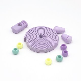 오호라스튜디오 롤롤 납작이 수제수경끈, 12연보라