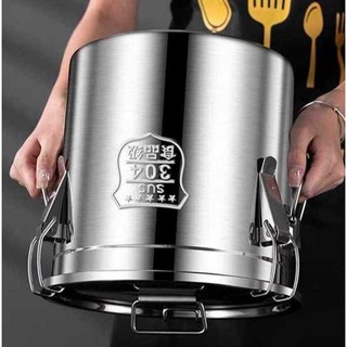 스테인레스 쌀통 밀폐 보관통 가정용 보관함, 1개