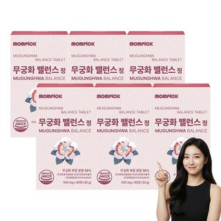 맘픽 무궁 화 핏 식약청인증 정품, 6개, 60정