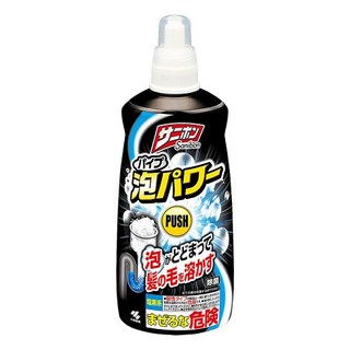 樂選購物 小林製藥泡沫水管清潔疏通劑400ml，浴室廁所清潔、水管疏通一次搞定, 1個, 單瓶 400ml