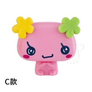 BANDAI 塔麻可吉 Capchara 環保轉蛋 扭蛋 公仔 模型 全4款 M.M小舖, 1個, C款/花花吉-粉 21A15
