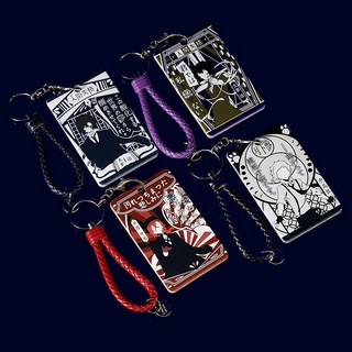 【優選熱銷】文豪野犬卡套太宰治中島敦中原中也公交卡飯卡套便攜掛件動漫週邊多多洛精選推薦