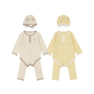 아가방 찰랑바디수트세트 모자 YELLOW BEIGE 01R117507