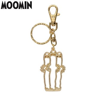 嚕嚕米日本正版授權可愛MOOMIN鑰匙圈 精緻金屬材質 兩款式可選, 1個, 溜溜樹精靈, 金色