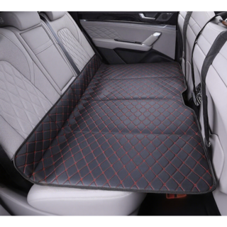 차량용 뒷자석 확장 접이식 평탄화 차박매트 보드 차박 용품 차량 뒷자석 매트 자동차 뒷자석 평탄매트 차박매트, 모던블랙레드