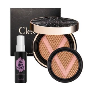 끌레드벨 글로우파워 리프트 V (23호 21호) 13g + 리필 픽서 50ml 쿠션 파운데이션, 블랙(21호), 8개