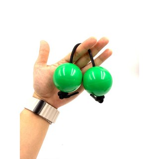 白毛猴樂器 asalato 入門款 節奏沙球 rhythmic sandball patica 入門球 初學 打擊樂器, 綠色, 1個