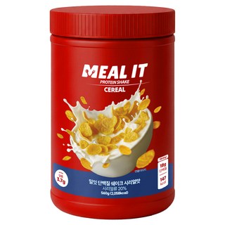 밀잇 식단관리 단백질 쉐이크 시리얼맛, 1개, 560g