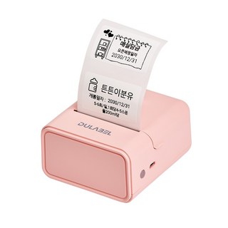 DULABEL 두라벨 네임 스티커 라벨프린터 휴대용, 1개, L1S_Pro_2_핑크