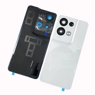A+++ Oppo Reno8 Pro 후면 배터리 커버 8 교체 용 유리 도어 하우징 케이스, 01 White