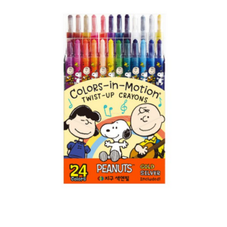 지구화학 피너츠 색연필 24종 세트, 24색, 1세트
