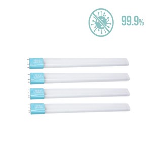 탑룩스 항균 LED 형광등 36w 55w교체 방등 욕실등 주방등 4개묶음, 항균led램프18w(36w 대체용) 4개묶음, 4개