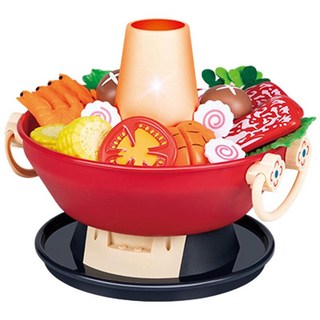 shangren 시뮬레이션 주방 playset 장난감 냄비 요리 장난감 어린이를위한 요리 기술 학습 3 4 5 6 남여 어린이 휴일 선물, 21x20x28cm, ABS 플라스틱, 42개 블루, 1개