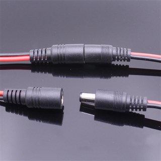 비디오테이프 usb변환 복원 암수 잭 케이블 어댑터 플매트 카펫 러그 전원 공급 장치 LED 스트립 라이트 CCTV 카메라용 12V DC 커넥터 세트 18 AWG 28cm 5.5x, 20개