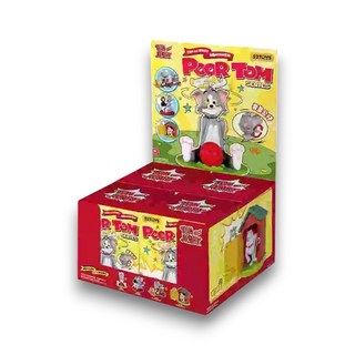 M.M小舖 盒玩 TOM and JERRY 倒楣的Tom系列 湯姆貓 傑利鼠 盲盒 盒抽 一中4入, 1個, 一中盒(請下標4次) X3006
