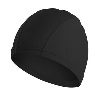 游泳泳帽 單色布帽 顆粒矽膠泳帽 具有防滑脫 防水保護頭皮 比賽泳帽 [JC的店], 1個, A-單色布帽,藏青色