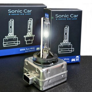 소닉카 HID 6000K 순정교체용 벌브 수입차.화물차 OK, 2개, D3S