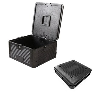 環保EPP保麗龍可折疊保溫箱 40升大容量收納野餐露營外賣食品恆溫箱, 18L, 可折疊38長*38寬*22cm高