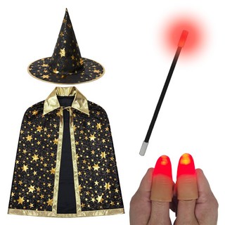 JL매직 어둠이 빛으로 바뀌는 놀라운 불빛전환 !! 불빛 마술사 의상 세트, 1세트