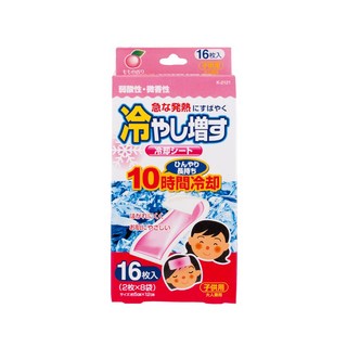 코쿠보 열 냉각시트 어린이용 어른용 겸용 복숭아향, 16개입, 1개