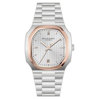 Specht Sohne 남성용 자동 손목시계 38mm 기계식 시계 아이스 블루 NH35 AR 사파이어 크리스탈 5ATM 방수 신제품, 8) Rose Gold  SeikoNH35Movt