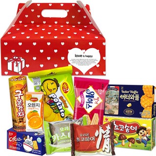 행복장바구니 과자선물세트, 08.땡땡이손잡이세트C, 1개