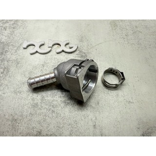 BMW 改良款 B48 渦輪增壓鋁合金水管接頭 G30 G31 F30 F31 F10 F11 引擎冷卻系統升級, 1個