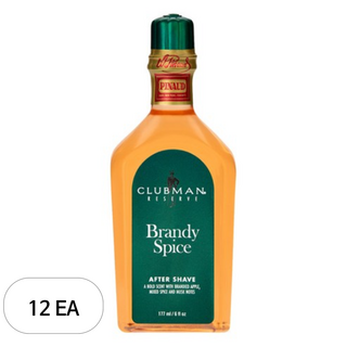 클럽맨리저브 브랜디 스파이스 에프터쉐이브, 177ml, 12개